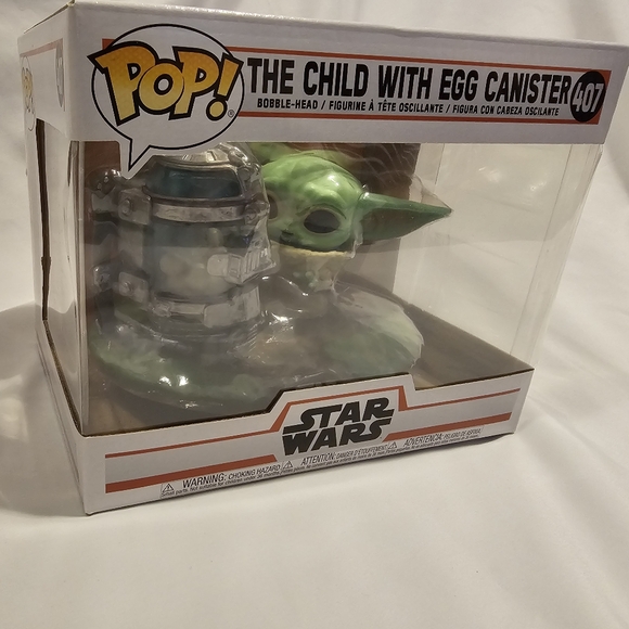 Funko Pop Star Wars The Child with Egg Canister - Picture 2 of 5